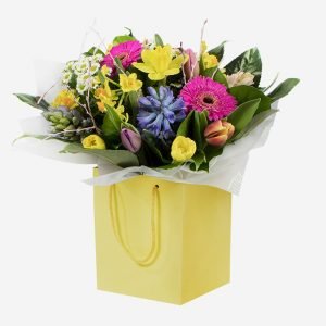 Meadow fresh flower arrangement in a box